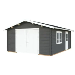 Autotalli Palmako Roger, puuovella, 23,9m² FR44-4757-3