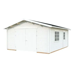 Autotalli Palmako Roger, puuovella, 23,9m² FR44-4757-3