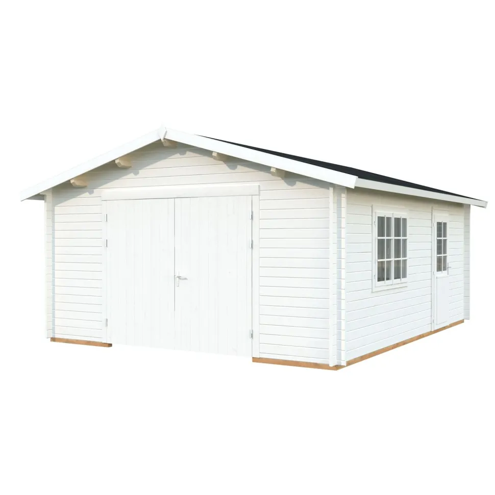 Autotalli Palmako Roger, puuovella, 23,9m² FR44-4757-3