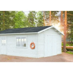 Autotalli Palmako Roger, puuovella, 23,9m² FR44-4757-3