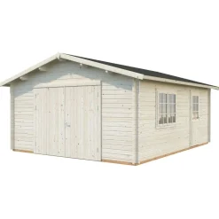 Autotalli Palmako Roger, puuovella, 23,9m² FR44-4757-3