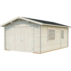 Autotalli Palmako Roger, puuovella, 19m² FR44-3857