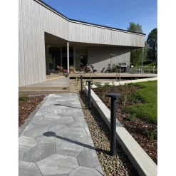 Betonilaatta Rudus Gaala 80, 560x430x80mm, grafiittivalkoinen