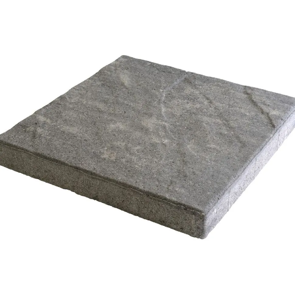 Betonilaatta Rudus 398x398x50mm, mustaharmaa, profiloitu