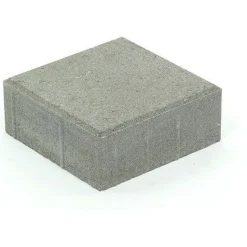 Betonilaatta Rudus 208x208x80 mm sileä harmaa