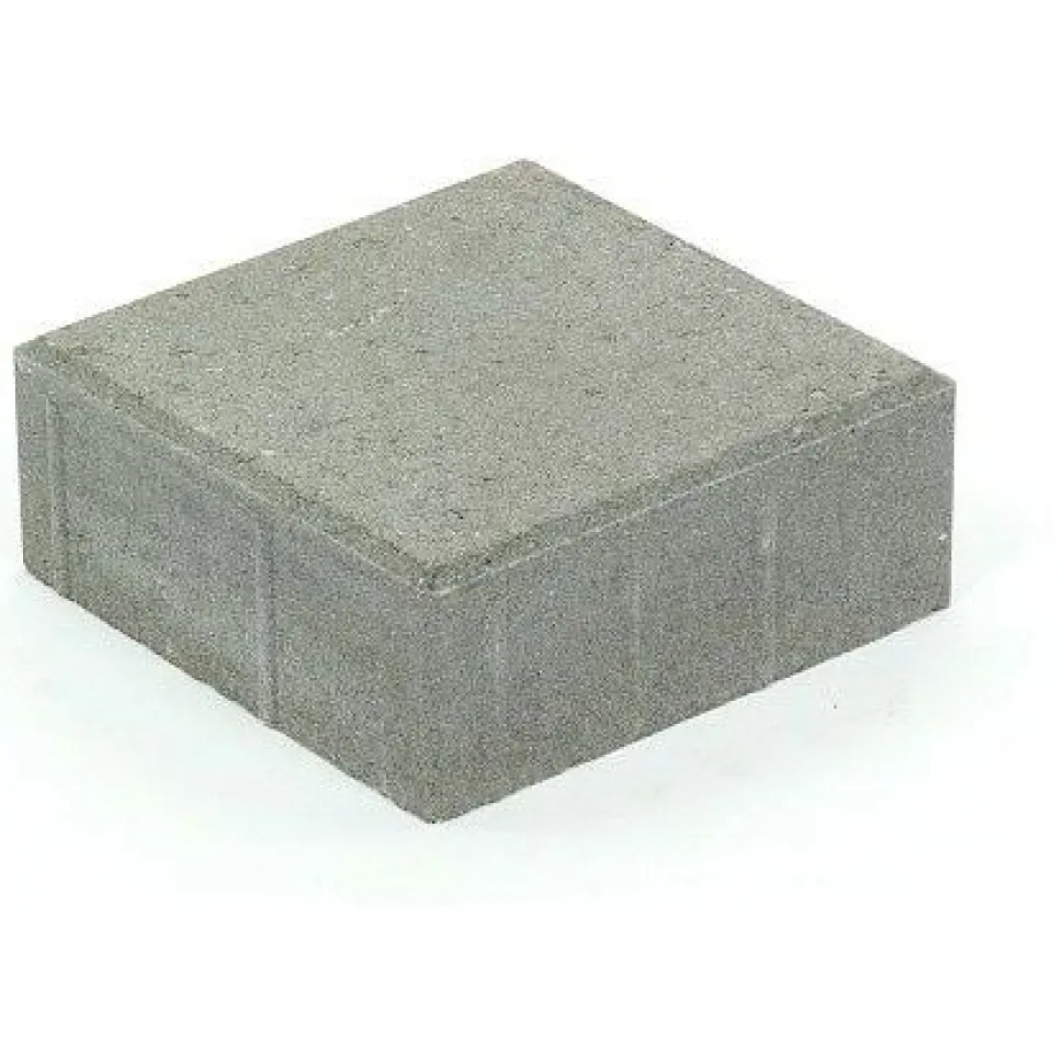 Betonilaatta Rudus 208x208x80 mm sileä harmaa