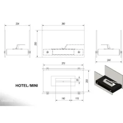 Biotakka Kratki Mini Hotel pöydälle