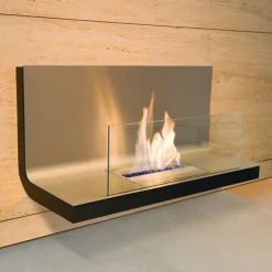 Biotakka Wall Flame, 83x46x40cm, rosteri/musta, seinään