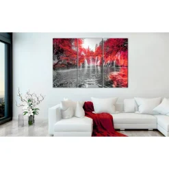 Canvas-taulu Artgeist Waterfalls of Ruby Forest, eri kokoja