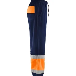 Collegehousut Blåkläder 1549 Highvis mariininsininen/huomio-oranssi
