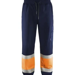 Collegehousut Blåkläder 1549 Highvis mariininsininen/huomio-oranssi