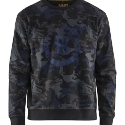 Collegepaita Blåkläder 9408 Limited musta/tummanharmaa