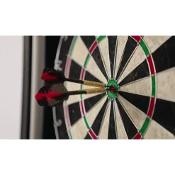Darts-setti Longfield, taulu, kaappi ja tikat, musta