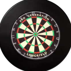 Darts-taulun tausta Longfield, musta
