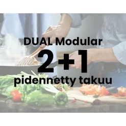 Dual Modular Liesikupu Savo dGH-m3805-S 52cm, AC ja EC, yläkaappiin upotettava, rst