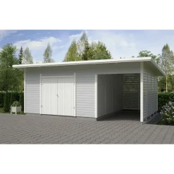 Elementtivarasto Timburg E17M 6040x4240 mm 25.59 m² puuvalmis
