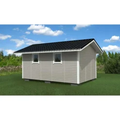 Elementtivarasto Timburg E11 5040x3180 mm 16.03 m² puuvalmis