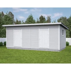 Elementtivarasto Timburg E12 6040x3180 mm 19.21 m² puuvalmis
