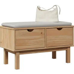 Eteisen penkki OTTA 80x40x45 cm täysi mänty (13462)