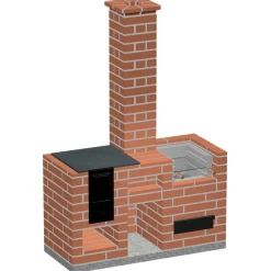 Grilli-kesäkeittiö Teppo 1375x580x780 mm tiili
