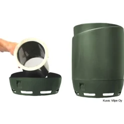 Hajusuodatin HajuveX 1335 Ø110 mm vihreä