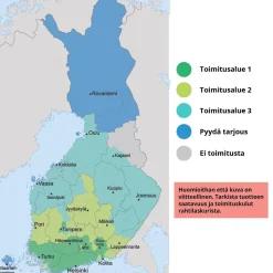 Havupuumulta Kekkilä eri kokoja