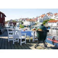 Hiiligrilli Big Green Egg, Medium + jalusta, paistoalusta ja tuhkakaavin