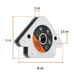 Hitsausmagneetti Truper Expert, 103x154mm