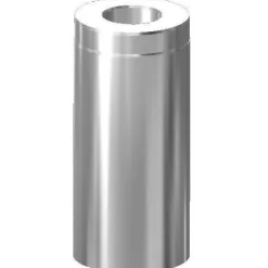 Hormijakso Schiedel Ø 115 mm 500 mm kirkas ruostumaton teräs