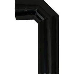 Hormin kulmaputki Harvia 90 astetta, Musta 115 mm