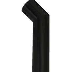 Hormin kulmaputki Harvia 45 astetta, Musta 115 mm