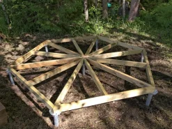 Huvimaja Jalotakka Festivo 6-kulmainen (6m²)