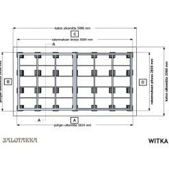 Huvimaja Jalotakka Villa Havouri (8,7m²) + terassi (8,7m²)