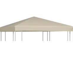 Huvimajan katto 310 g/m² 3x3 m beige