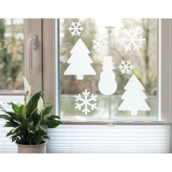 Ikkunakalvo D-C-Fix Static Premium Frost, eri kokoja, yksivärinen, valkoinen
