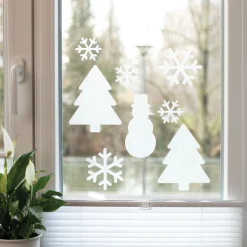 Ikkunakalvo D-C-Fix Static Premium Frost, eri kokoja, yksivärinen, valkoinen