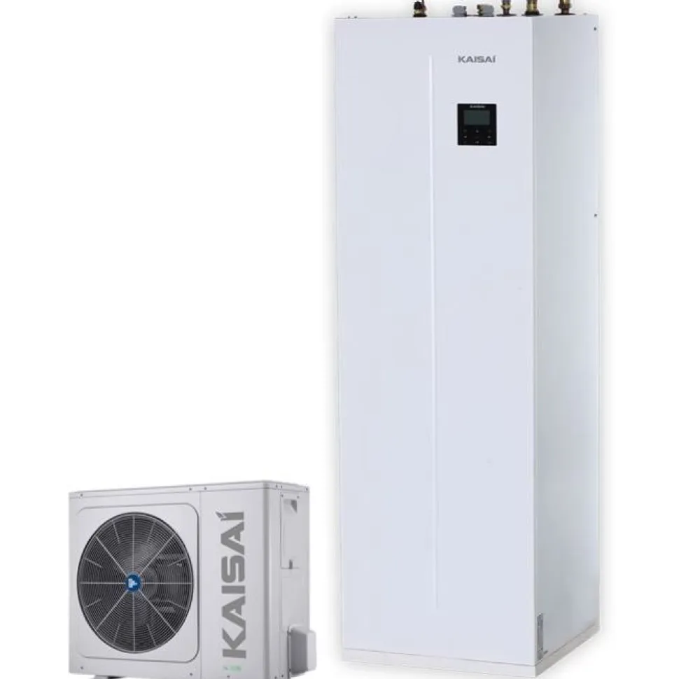 Ilma-vesilämpöpumppu Kaisai DUO KMK-240L-160RY3/KHA-16RY3-B, 16kW