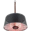 Infralämmitin Pistesarjat Sunred Dark Smart Moderna Artix Hanging, IP44, 2000W, musta