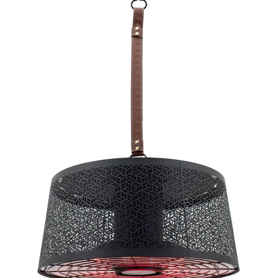 Infralämmitin Pistesarjat Sunred Dark Smart Moderna Artix Hanging, IP44, 2000W, musta