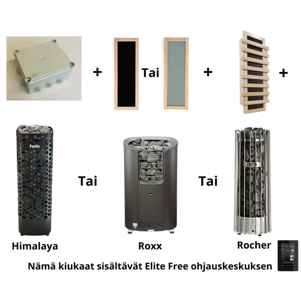 Infrapunasetti Helo IR-Kit kontaktorikotelo WE 54 (Vienna, Roxx, Rocher)