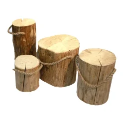 Jakkara EcoFurn Pölkky Ø25-35 x 30 cm käsittelemätön