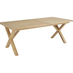 Jatkettava ruokapöytä terassille Brafab Brutus, 200/265x100cmcm, tiikki