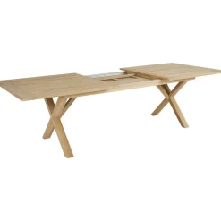 Jatkettava ruokapöytä terassille Brafab Brutus, 200/265x100cmcm, tiikki