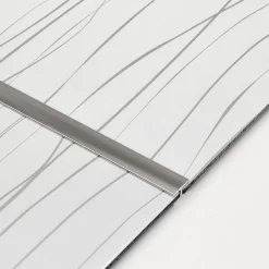 Jatkolista Aluco välitilalevylle H-profiili kromi 4000 mm
