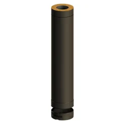 Jeremias Saunan Piippu ECO, 1000 mm jatko-osa Ø115 mm, musta