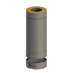 Jeremias Saunan Piippu Premium, 500 mm jatko-osa Ø115 mm, rst