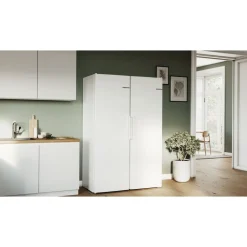Jääkaappi ja pakastin Bosch KSV36NWEP GSN36VWEP Serie 2, 120cm, 346/242 l, valkoinen