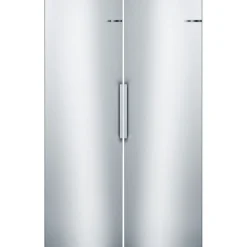 Jääkaappi ja pakastin Bosch KSV36VLDP GSN36VLEP Serie 4, 120cm, 346/242 l, teräs