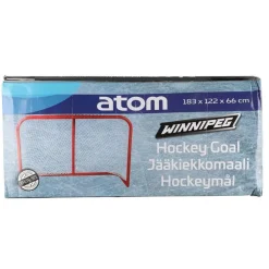 Jääkiekkomaali Atom 183x122x66 cm punainen