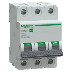 Johdonsuojakatkaisija Schneider Electric Easy9 MCB 3C20 6 kA